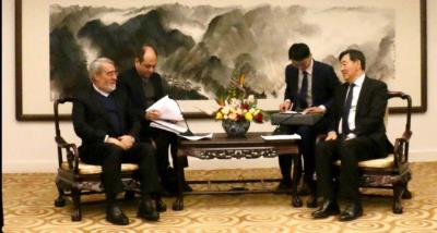 Zhai Jun the Chinese Government’s Special Envoy on the Middle East Issue met Rahmani Fazli the Iranian Ambassador to China