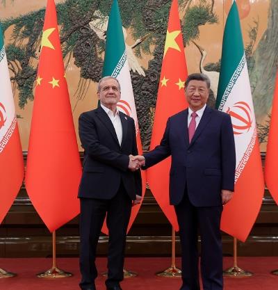 伊朗总统佩泽希齐扬受到中国国家主席习近平的会见
