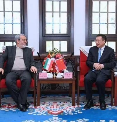 新华社社长傅华会见伊朗驻华大使